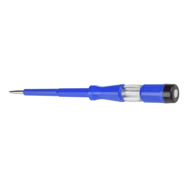 Отвертка-пробник индикаторная шлицевая UVT-M15 190/600В BLUE 190мм Uniel UL-00008481