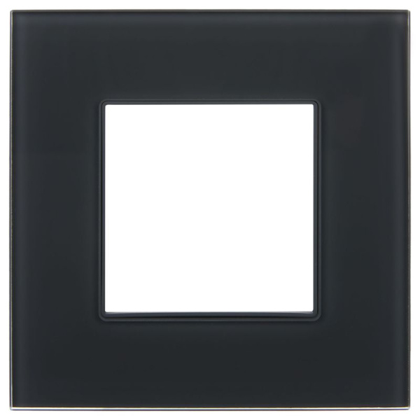 Рамка 1-м SKANDY SK-F21G стекло графит IEK SK-M12-G-K53