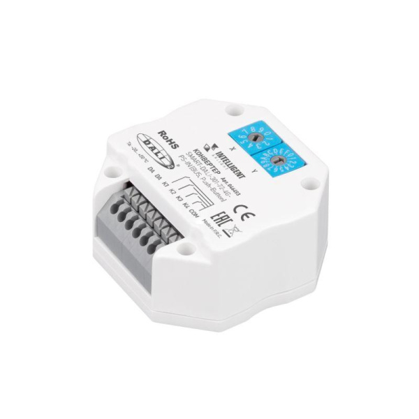 Конвертер SMART-DALI-301-72-4G-PS-IN BUS Push-Button IP20 пластик INTELLIGENT ARLIGHT 046493