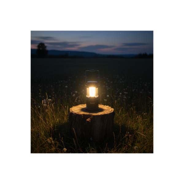 Фонарь кемпинговый LED5632 3COB LED элементы питания 3хAAA/R03 (не в компл.) пластик. черн. (кор) Camelion 13368