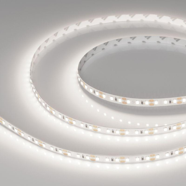 Лента светодиодная RT-A120-8mm 12V Day 5000К 9.6Вт/м IP20 открыт. (уп.5м) Arlight 042287