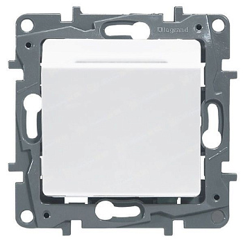Выключатель карточный 1-кл. СП Etika 2А IP20 с выдержкой времени и подсветкой для гостиничных номеров механизм бел. IEK 672293