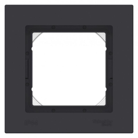 Рамка 1-м AtlasDesign Aqua IP44 карбон SE ATN441001