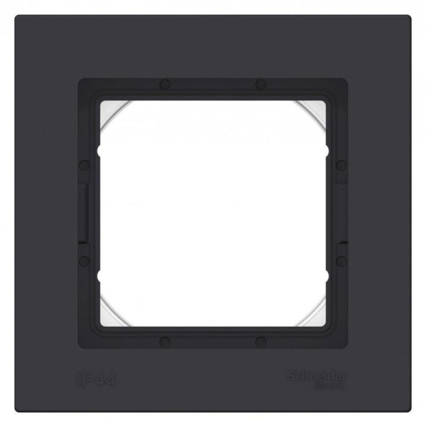 Рамка 1-м AtlasDesign Aqua IP44 карбон SE ATN441001