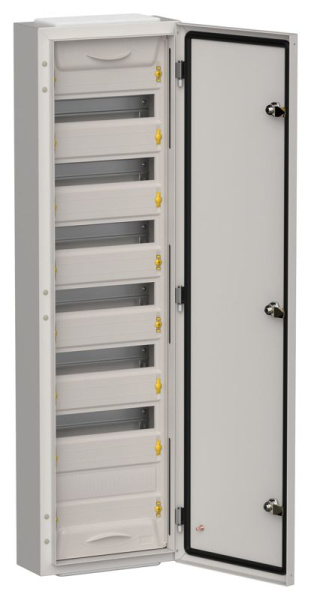 Корпус ЩРн-84 (1х84) TITAN 5 1085х310х140 IP54 метал. сер. IEK TI5-50-N-084-54-7035