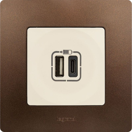 Рамка 1-м СП Etika IP20 какао IEK 672571