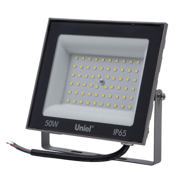Прожектор светодиодный ULF-F23-50W/6500K IP65 160-240В GREY Uniel UL-00011846