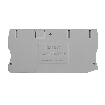 Изолятор торцевой для клеммы VPR-10-TWIN DKC D-VPR-10-TWIN