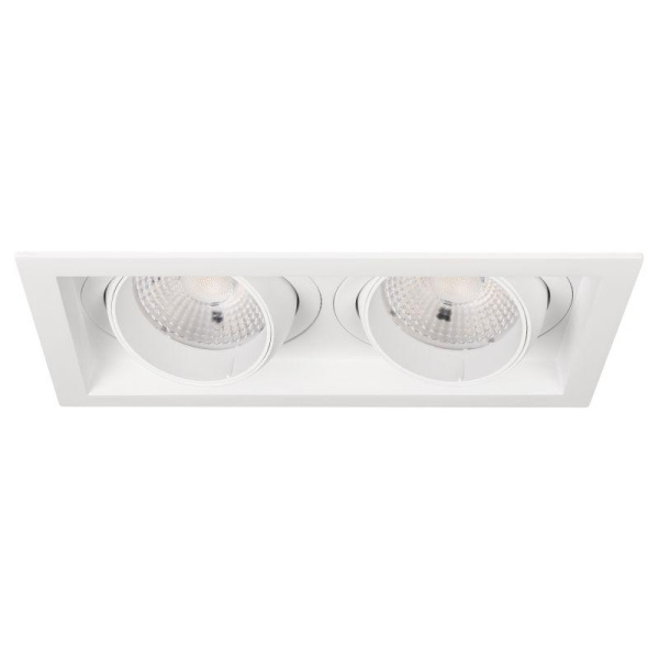 Светильник MS-VORTEX-BUILT-S250x140-2x30W Day4000 WH-WH 50 deg 230В 2х30Вт 4000К IP20 метал. Arlight 042370