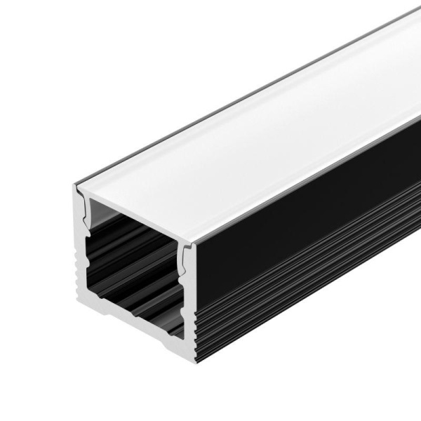 Профиль SL-SLIM-H13M-3000 BLACK (BY) L3000 алюм. Arlight 064821