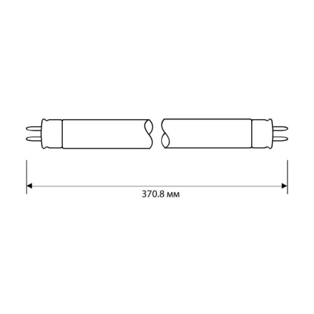 Лампа люминесцентная FT4-12W/54 12Вт T4 6500К G5 Camelion 3371
