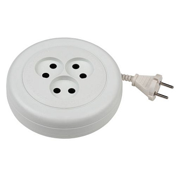 Удлинитель-рулетка 3х3м без заземл. 6А IP20 UR(6)-3-3m ШВВП 2х0.75 Эра Б0035760