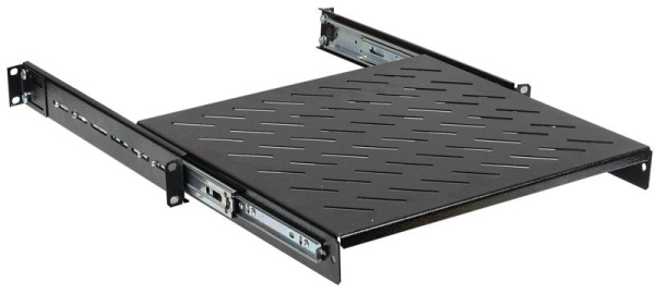 Полка выдвижная L800мм черн. ITK SS05-800PI-R