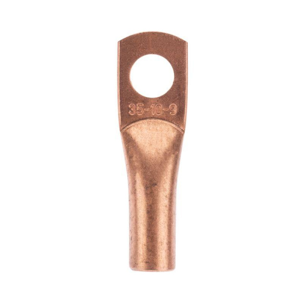 Наконечник медный ТМ 35-10-9 (35кв.мм - d10мм) (уп.5шт) Rexant 07-5317-1