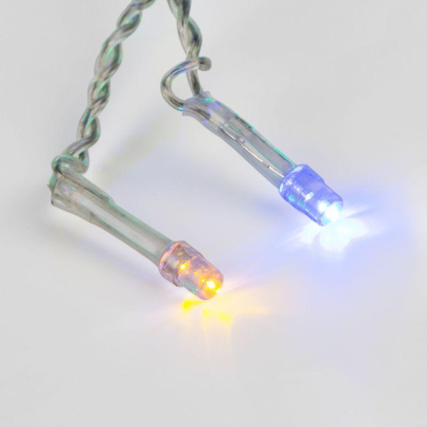 Гирлянда светодиодная "Твинкл Лайт" 10м 80LED мультиколор 5.7Вт IP20 провод ПВХ прозр. Neon-Night 303-189