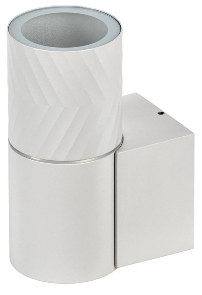 Светильник 5107 GU10 IP65 уличный настенный бел. IEK LT-UBU0-5107-GU10-1-K01