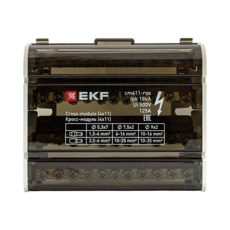 Кросс-модуль 4х11 125А EKF cm411-rus