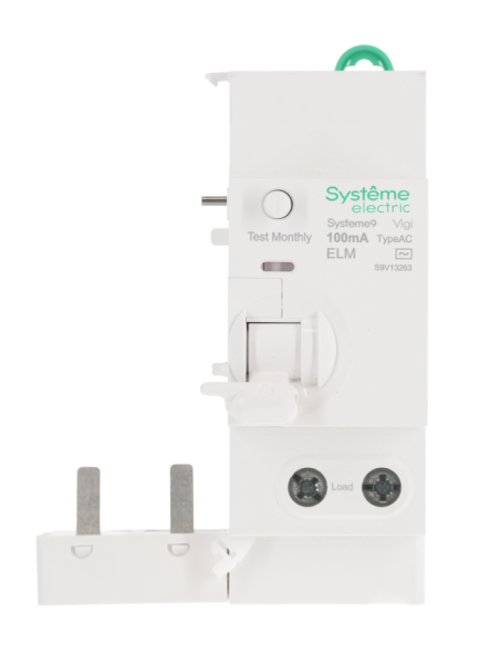 Блок дифференциального тока 2п 63А 100мА тип AC Systeme9 230В SE S9V13263