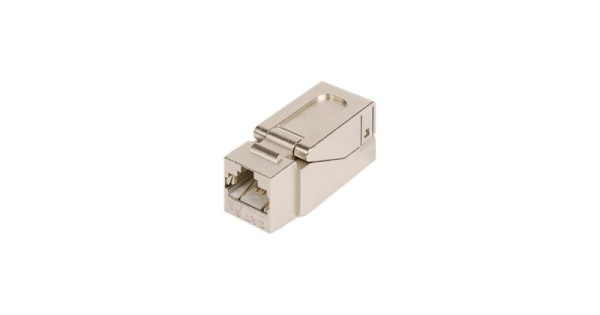 Модуль-вставка Keystone кат.5E (класс D) полный экран 100МГц RJ45 (8P8C) самозажимной T568A/B металлик NIKOMAX NMC-KJSD2-NT-MT