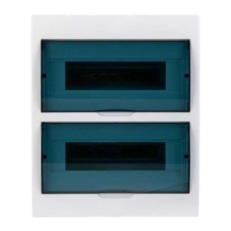 Бокс ЩРН-П-24 IP41 пластик. бел. Rexant 11-0324