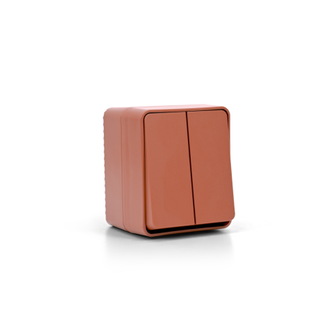 Выключатель 2-кл. ОП AtlasDesign PROFI IP54 10AX терракот. SE ATN547051