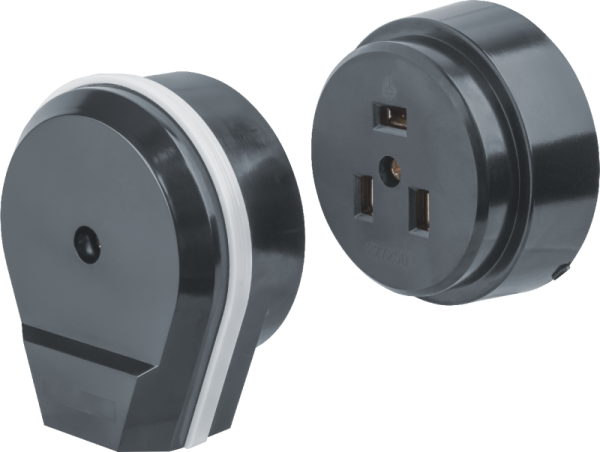 Розетка 14 348 NCA-C03-32A-250-BL IP20 черн. Navigator 14348