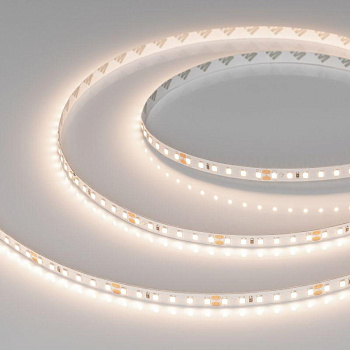 Лента светодиодная UL-A120-8mm 24V Warm 3500К 14.4Вт/м IP20 (уп.5м) Arlight 042303