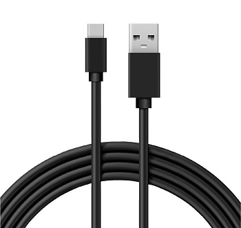 Кабель USB USB Type-C черн. SOFT TOUCH 1 метр Rexant 18-1888