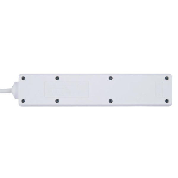Удлинитель 4х5м с заземл. 16А Ultra S-GCU4-5B WHITE бел. Uniel UL-00010024