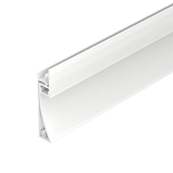 Профиль PLINTUS-H58-F-2000 WHITE L2000 алюм. Arlight 045297