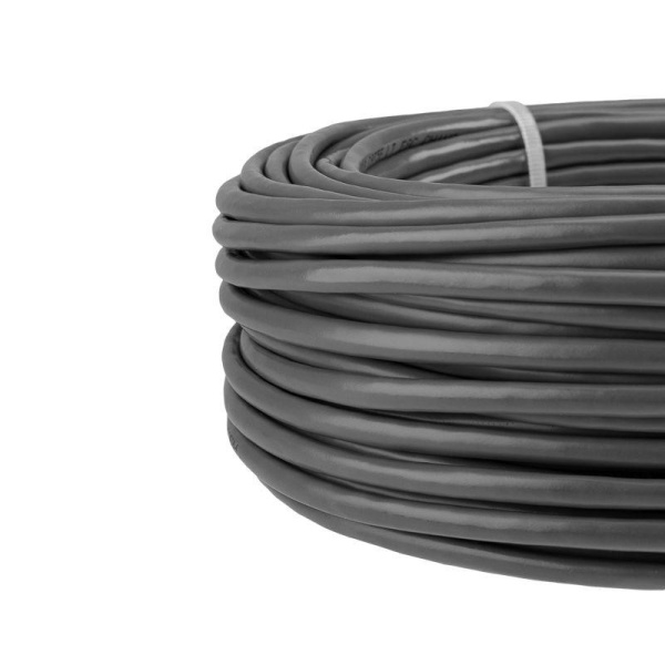 Кабель витая пара F/UTP кат.5e 4х2х0.50 24AWG solid CCA PVC INDOOR омедненный сер. (уп.25м) PROCONNECT 01-0142-3-25