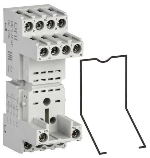 Розетка ORS-M для реле ORM 4C (уп.10шт) ONI ORS-M-1-4-G