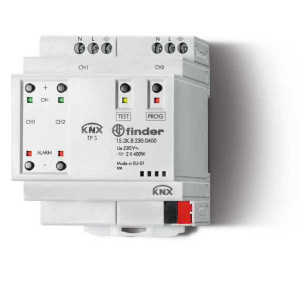 Диммер электронный 400Вт 230В 2 канала KNX AC FINDER 152K82300400
