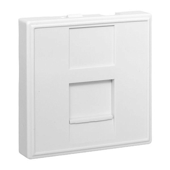 Розетка RJ45 категории 6 (ширина 2 модуля) EKF E2MK016-135-10