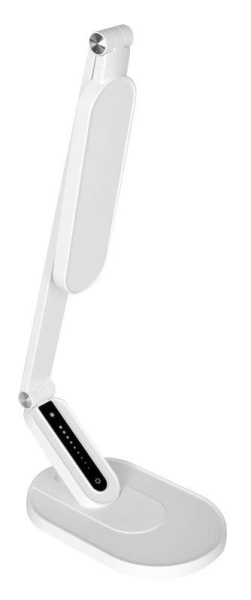 Светильник светодиодный KD-859 C01 LED наст.10Вт 230В 750лм сенс.рег.ярк и цвет.темп USB-5В 1А бел. Camelion 13534