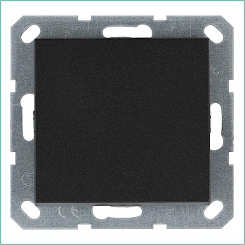 Выключатель 1-кл. 10А IP20 механизм анрацит Jasmart G3011B