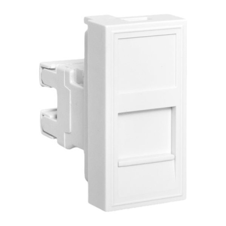 Розетка компьютерная 1мод. RJ45 кат.5E EKF E1MK015E-135-10