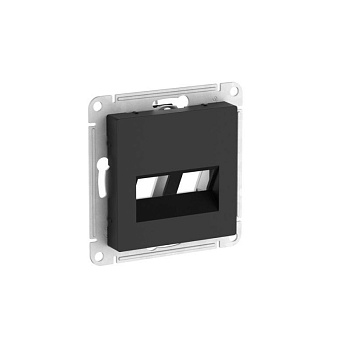 Накладка двойная AtlasDesign для информационных функций типа Keystone карбон SE ATN001090