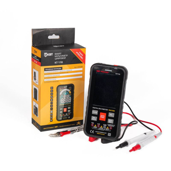 Мультиметр цифровой SMART с True RMS KT 116 КВТ 87248