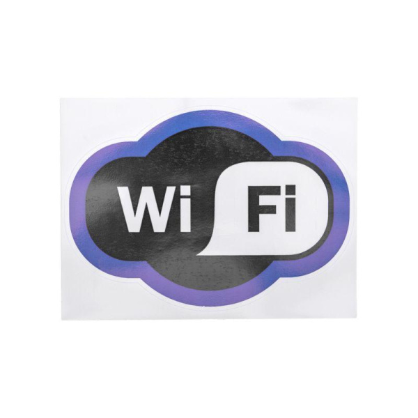 Наклейка информационный знак "Зона Wi-Fi" 150х200мм Rexant 56-0017