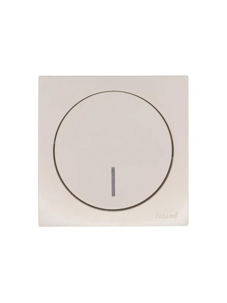 Выключатель 1-кл. СП OSEN 10А IP20 с подсветкой механизм сл. кость LEZARD 743-9088-111