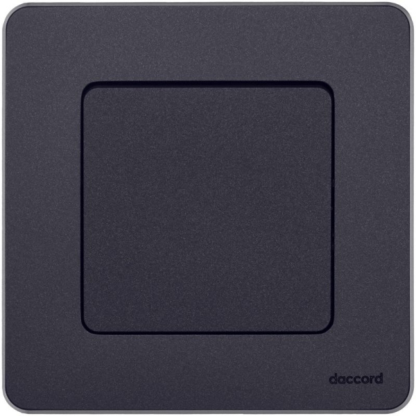 Переключатель 1-кл. Inspiria 10А IP20 250В 10AX механизм антрацит IEK 673653
