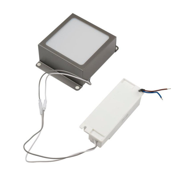Светильник светодиодный PPL 089/G OPAL 42Вт 6500К IP40 GREY ДВО/ДПО домино в потолок Грильято (комплект 6шт) сер. Pro+ JazzWay 5060173