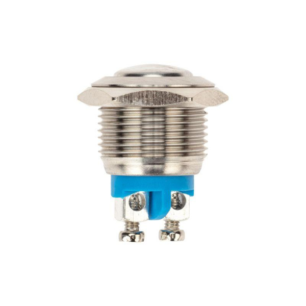 Кнопка антивандальная d16 Б/Фикс (2с винт) OFF-(ON) сфера (A16-A2) Rexant 36-3230
