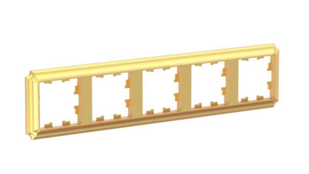 Рамка 5-м AtlasDesign Antique универс. зол. SE ATN101605