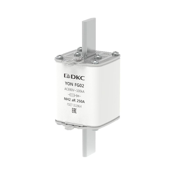 Предохранитель YON ножевого типа FG2 250А 690В хар-ка aR DKC 1FG02-0250-690V-AR
