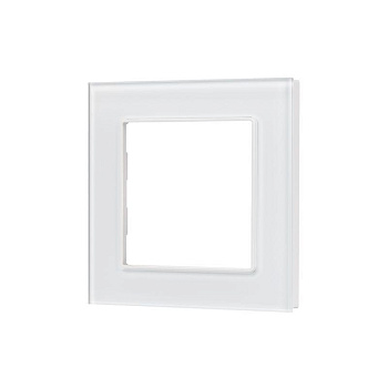 Рамка стеклянная FRM-GLARE-GS-1-WH Arlight 043786
