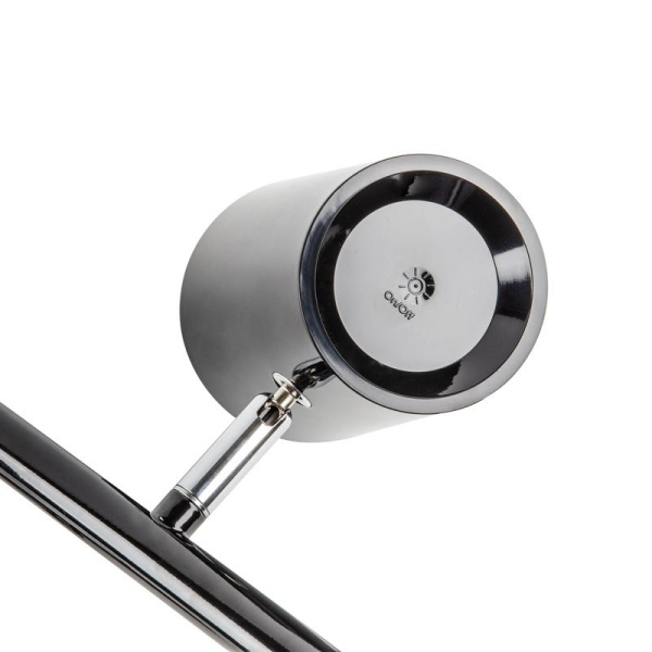 Торшер напольный ULM-T600 2х6W/4500K/DIM BLACK светодиодный 2х6Вт сенсорный выкл. диммер черн. ТМ Uniel UL-00010174