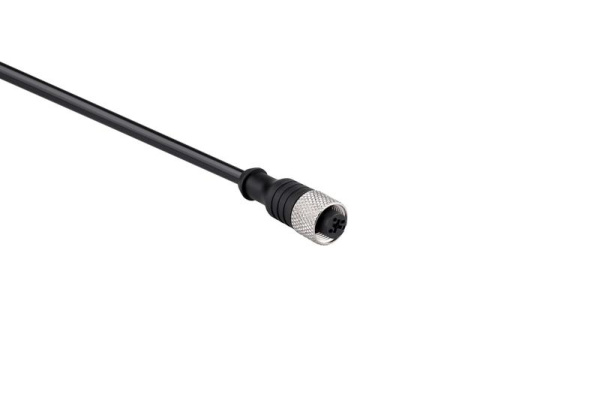 Кабель соединительный 2м с гнездом M12х3 ПУ IP68 EMAS SKM12P3YXP2