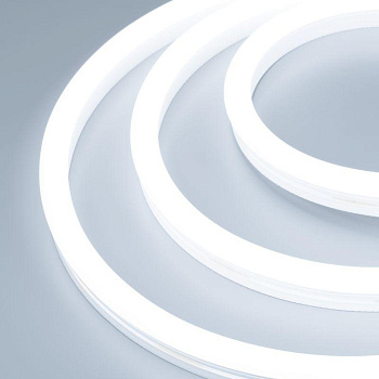 Лента светодиодная WAVE-SIDE-A120-12x25mm 230В White 6000К 12Вт/м IP67 wire x2 грибовидная форма герметичная (уп.50м) Arlight 051935